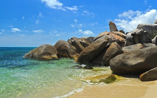 Hin Ta, Hin Yai rock formations, between Lamai and Hua Thanon